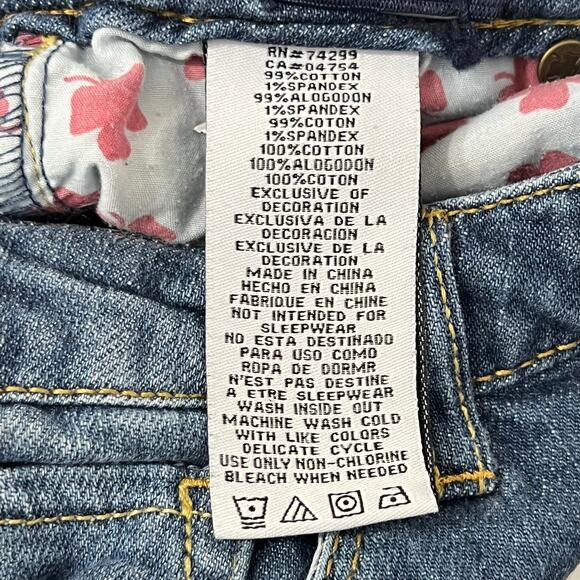 Girls Lucky Brand Distressed Zoe Jeggings Skinny Jeans Size 10 - Picture 6 of 8